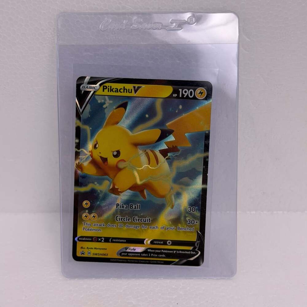 2020 Pokemon Black Star Promos Pikachu V SWSH063 MINT+++